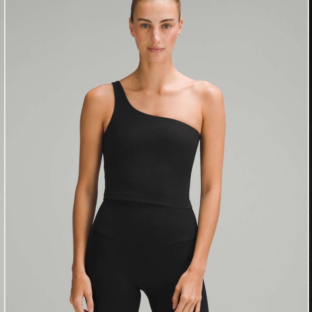 Lululemon Ribbed Nulu Asymmetrical Yoga Tank Top
